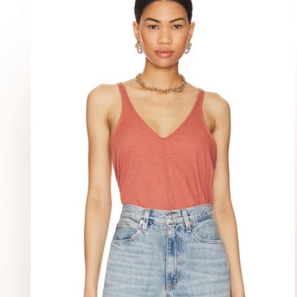 Free People Intimately burnt clay Tank top flowy NWOT - Picture 7 of 7